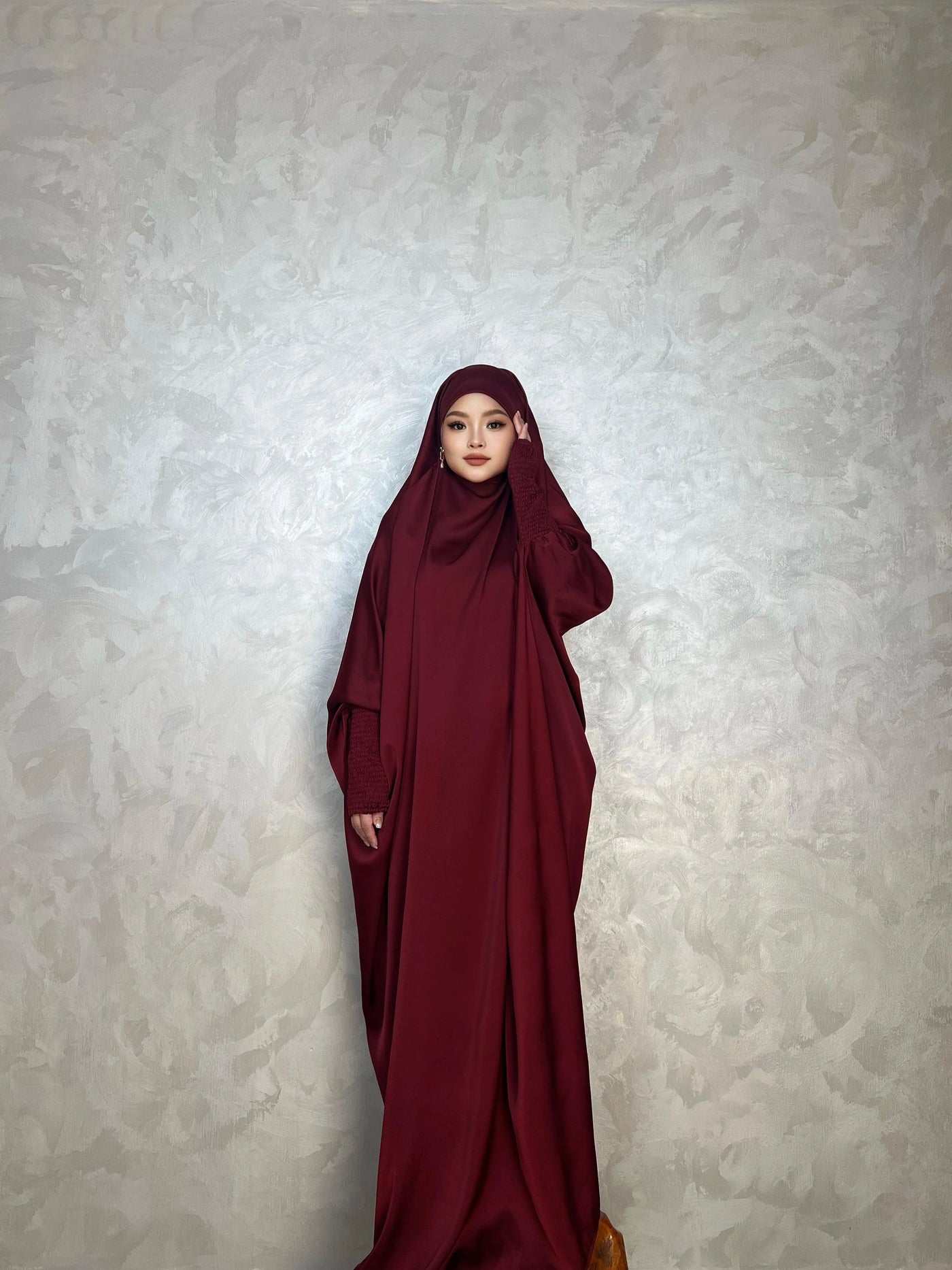 Maroon muslimah dress best sale