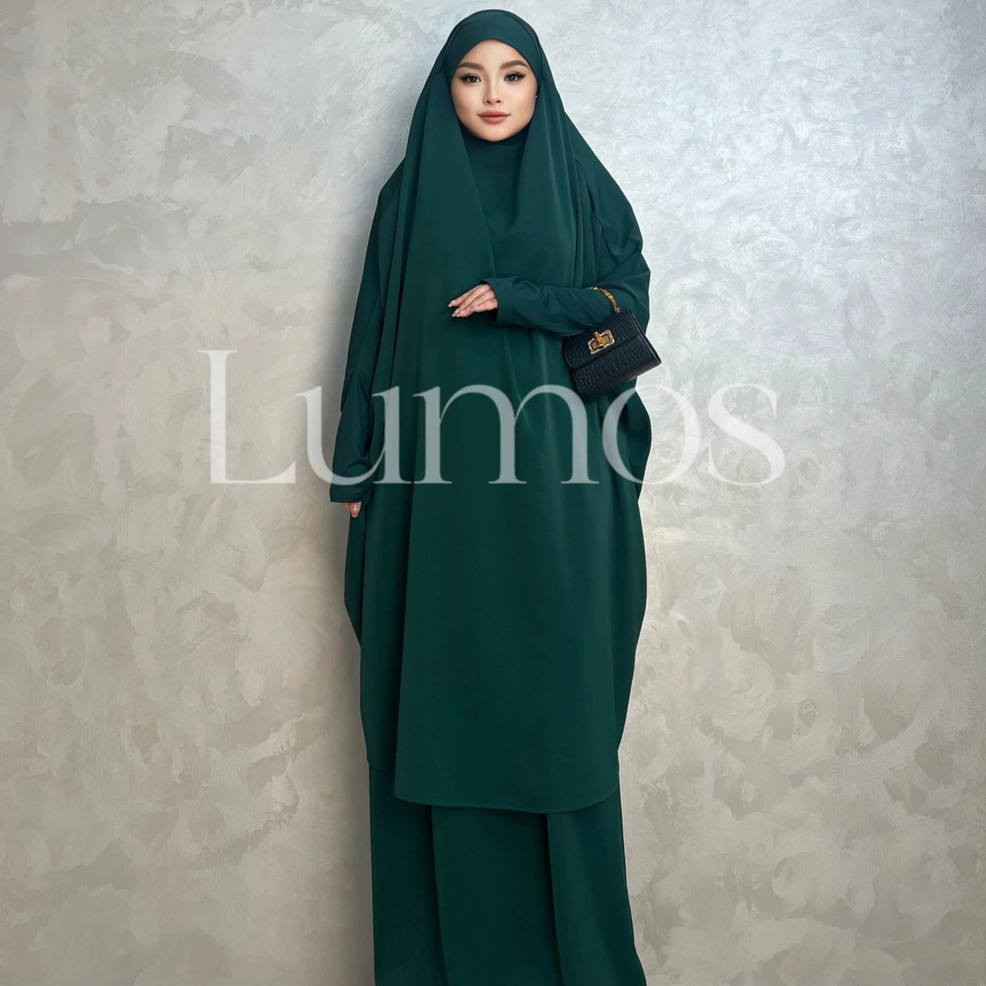 Jilbab Two Pieces Set With Niqab Prayer Suit Nidha - LumosModesty