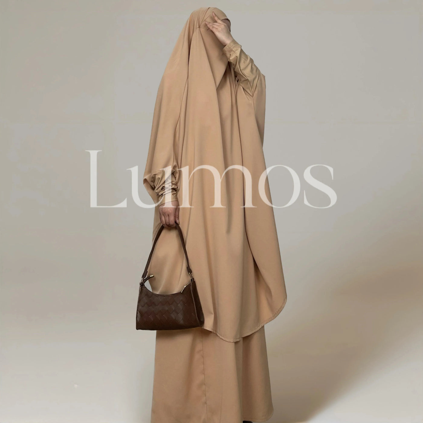  Jilbab Two Pieces Set With Niqab Prayer Suit Nidha - LumosModesty