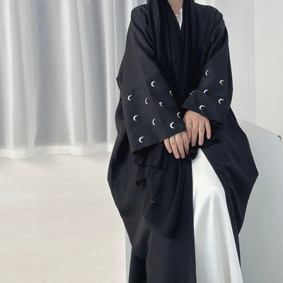 LM031 Moon Kimono Abaya with Hijab Set - LumosModesty