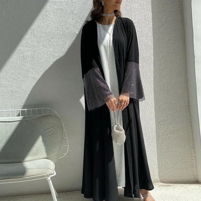 Diamond Sleeves Abaya Cardigan - LumosModesty